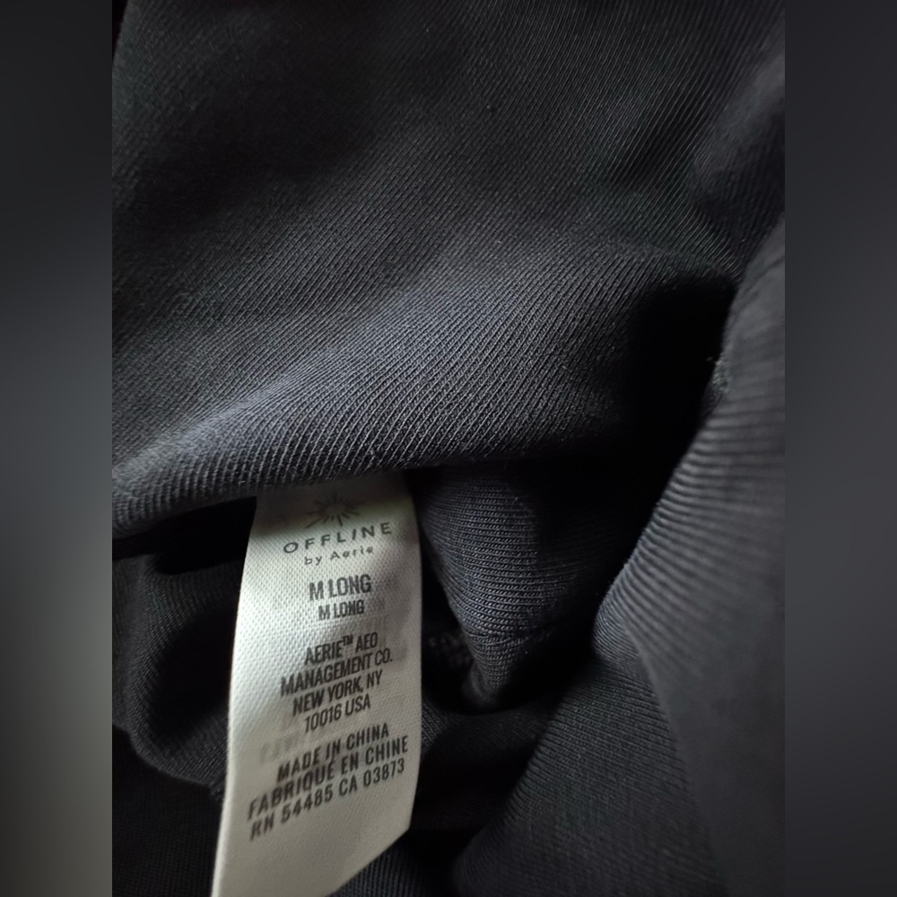 Aerie Offline NWT Charcoal Flared Fold Over Yoga Pants - Picture 5 of 7